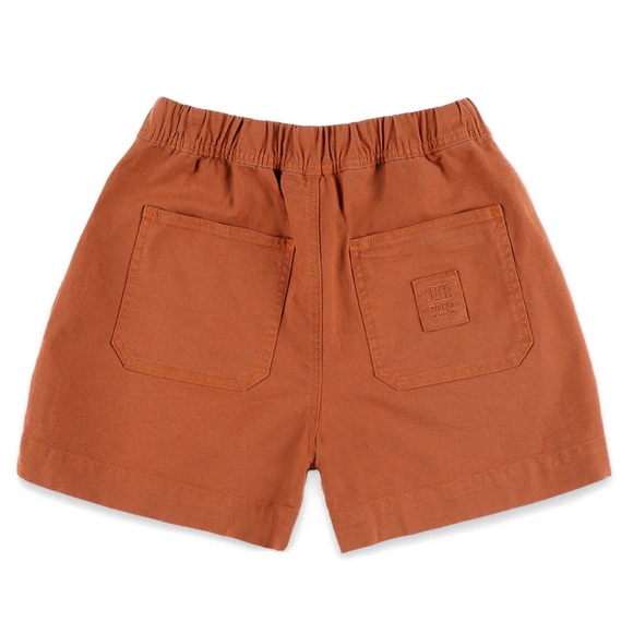 Topo Designs Dirt Shorts Women’s Hiking Casual Versatile - L - Brick Orange - Picture 2 of 13
